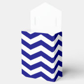Red Anchor Nautical Chevron Stripes Bedankdoosjes (Geopend)