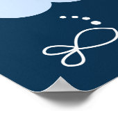 Red Anchor Nautical Sealife Art Afdrukken 2 van 4 Poster (Hoek)