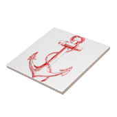 Red Anchor Tegeltje (Zijkant)