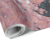 Red and Black Brecciated Marble Stone Texture with Cadeaupapier (Rol Hoek)