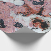 Red and Black Brecciated Marble Stone Texture with Cadeaupapier (Hoek)