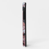 Red and Black Brecciated Marble Stone Texture with Case-Mate iPhone Case (Achterkant/links)