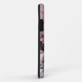Red and Black Brecciated Marble Stone Texture with Case-Mate iPhone Case (Achterkant/rechts)