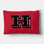 Red and Black College Style Initial Monogram Etui (Achterkant)