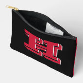 Red and Black College Style Initial Monogram Etui (Open)