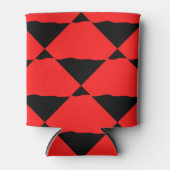 Red and black contemporany art background blikjeskoeler (Voorkant)