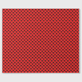 Red and black contemporany art background cadeaupapier (Vlak)