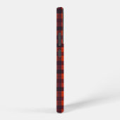 Red and Black Plaid Checkered Pattern Samsung Galaxy Hoesje (Rechterkant)