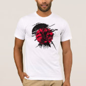 red and black samurai t-shirt (Voorkant)