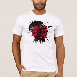 red and black samurai t-shirt