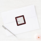 Red and Black Stars Cadeau Labels (Envelop)