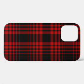 Red and black tartan plaid Scottish seamless patte Case-Mate iPhone Case (Achterkant (horizontaal))