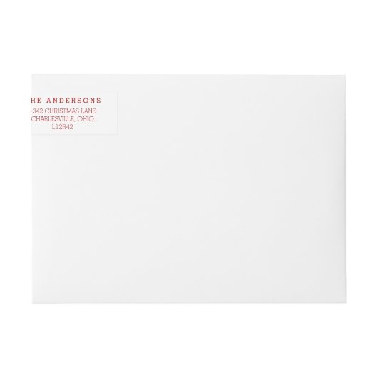 Red and Black Winter Fair Isle Pattern (Voorkant)