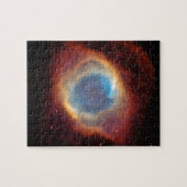 Red and Blue Helix Nebula NGC 7293 Planetary Fog Legpuzzel (Horizontaal)