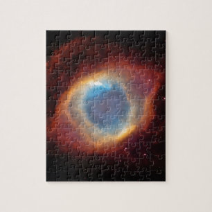 Red and Blue Helix Nebula NGC 7293 Planetary Fog Legpuzzel