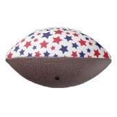 Red and Blue Stars, 4th of July, White Background American Football (Gedraaid 270)