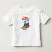 Red and Blue Train Little Engineer Kinder Shirts (Voorkant)