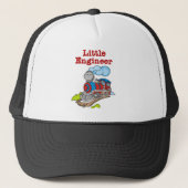 Red and Blue Train Little Engineer Trucker Pet (Voorkant)