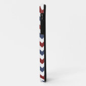 Red and Blue Zig Zag Pattern Case-Mate iPhone Case (Achterkant/links)