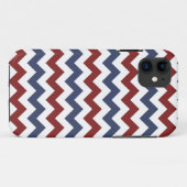 Red and Blue Zig Zag Pattern Case-Mate iPhone Case (Achterkant (horizontaal))