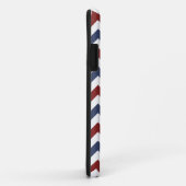 Red and Blue Zig Zag Pattern Case-Mate iPhone Case (Achterkant/rechts)