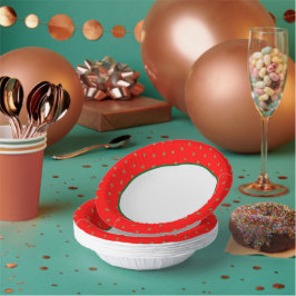 Red and Gold Christmas Papieren Kommen