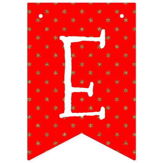 Red and Gold Christmas  Vlaggetjes (Derde vlag)