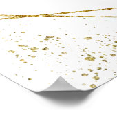 Red and Gold Floral Quinceanera Welcome Poster (Hoek)