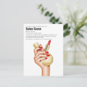 Red and Gold Glam Chic Beauty Salon Openen Uitnodiging Briefkaart (Staand voorkant)