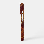 red and gold marble iPhone hoesje (Linkerkant)