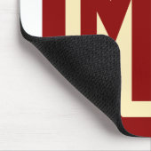 Red and Gold MG Logo Mousepad Muismat (Hoek)