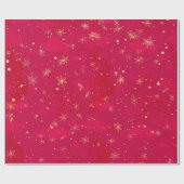 Red and Gold Nutcracker Ballet Cadeaupapier (Vlak)