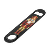 Red and Gold Nutcracker Speed Flessenopener (Voorkant Gekanteld)