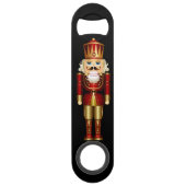 Red and Gold Nutcracker Speed Flessenopener (Achterkant)
