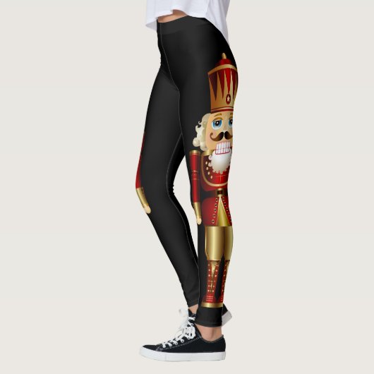 Red and Gold Nutcrackers Huge Leggings (Links)