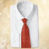 Red and Gold Scrollwork Chinese New Years Stropdas