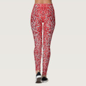 Red and Gray Dots  Leggings (Achterkant)