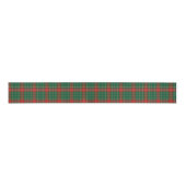 Red and Green Christmas Tartan Plaid Grosgrain Lint (Voorkant)