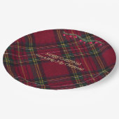 Red and Green Festive  Papieren Bordje (Gekanteld)