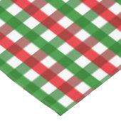 Red and Green Gingham Pattern Tafelkleed (Gekanteld)