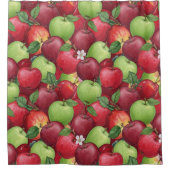 Red and Green Harvest Mix Douchegordijn (Voorkant)