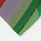 Red and green lifebuoy on swimming pool fleece deken (Hoek)