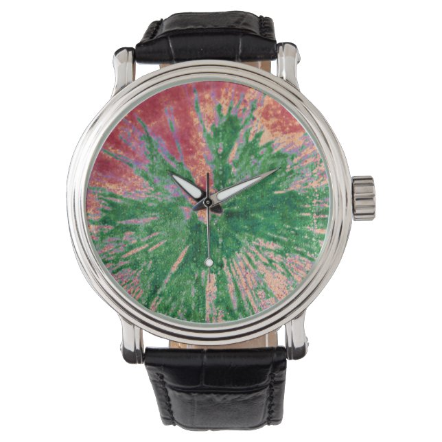 Red and Green Paintball Watch Horloge (Voorkant)