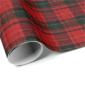 Red and Green Plaid Wrapping Paper Cadeaupapier (Rol Hoek)