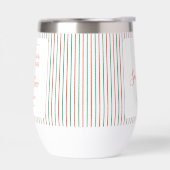 Red and Green Stripe Christmas Dinner Party Favor (Links)