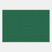 Red and Green Sweater Knit Pattern Inpakpapier Vel (Voorkant 3)