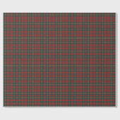 Red and Green Tartan Plaid Cadeaupapier (Vlak)