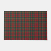 Red and Green Tartan Plaid Deurmat (Voorkant)