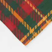 Red and Green Tartan Plaid Pattern Fleece Deken (Hoek)