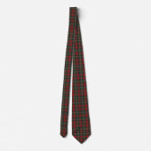 Red and Green Tartan Plaid Stropdas (Achterkant)